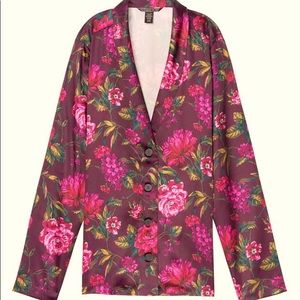 Victoria Secret Satin Floral Sleep Top